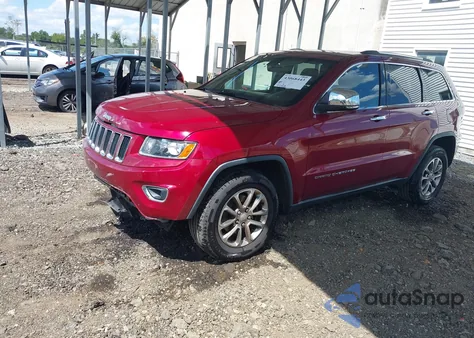 2015 Jeep Grand Cherokee Limited из США, поврежденный, VIN 1C4RJFBGXFC608617